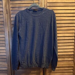 Altea Men's Blue Grey Crewneck Sweater